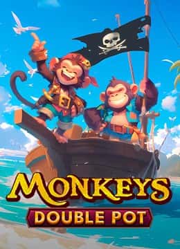 Monkeys Double Pot