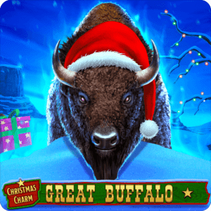 Great Buffalo Christmas Charm